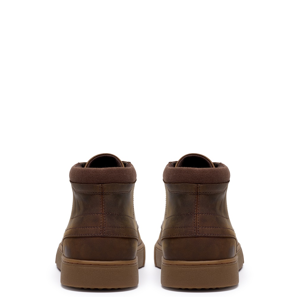 CLARKS</br>Clarks LYDFORD MID Ανδρικά Μποτάκια Καφέ Δέρμα CLARKS</br>Clarks LYDFORD MID Ανδρικά Μποτάκια Καφέ Δέρμα