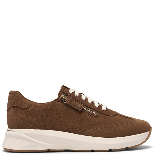 Clarks CODE R RUN Γυναικεία Sneakers Ταμπά Suede
