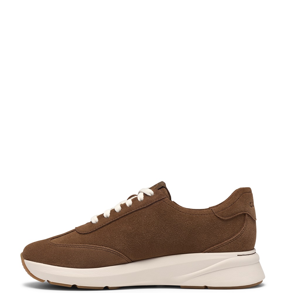 CLARKS</br>Clarks CODE R RUN Γυναικεία Sneakers Ταμπά Suede CLARKS</br>Clarks CODE R RUN Γυναικεία Sneakers Ταμπά Suede