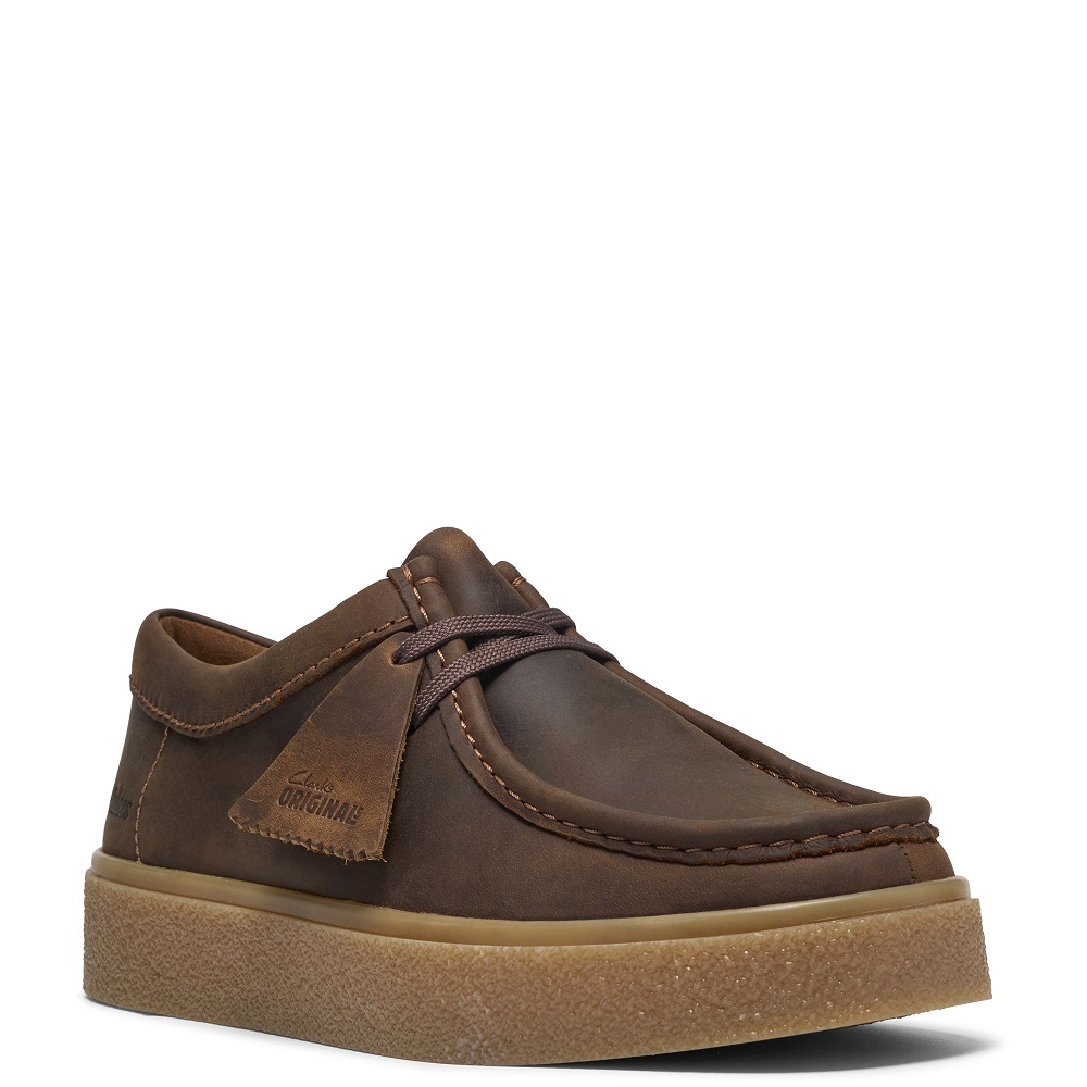 CLARKS</br>Clarks BOXBEE WALLA Ανδρικά Δετά Παπούτσια Καφέ Δέρμα CLARKS</br>Clarks BOXBEE WALLA Ανδρικά Δετά Παπούτσια Καφέ Δέρμα