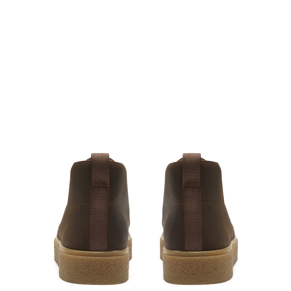 CLARKS</br>Clarks BOXBEE DESERT Ανδρικά Μποτάκια Καφέ Δέρμα