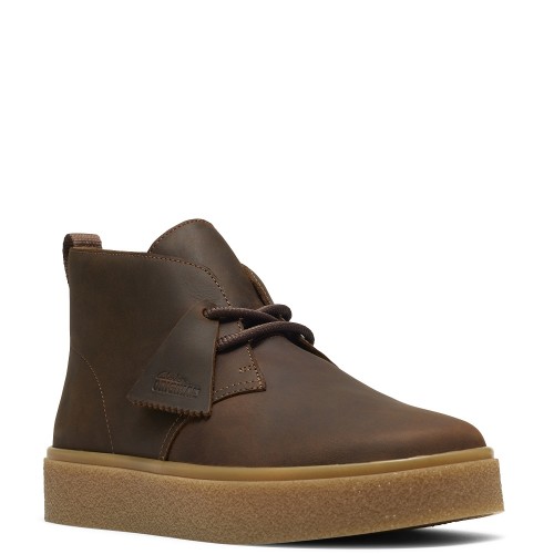 Clarks BOXBEE DESERT Ανδρικά Μποτάκια Καφέ Δέρμα Clarks BOXBEE DESERT Ανδρικά Μποτάκια Καφέ Δέρμα