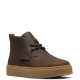 CLARKS</br>Clarks BOXBEE DESERT Ανδρικά Μποτάκια Καφέ Δέρμα
