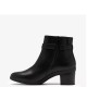 CLARKS</br>Clarks SHAYA STYLE Γυναικεία Μποτάκια Μαύρο Δέρμα Waterproof