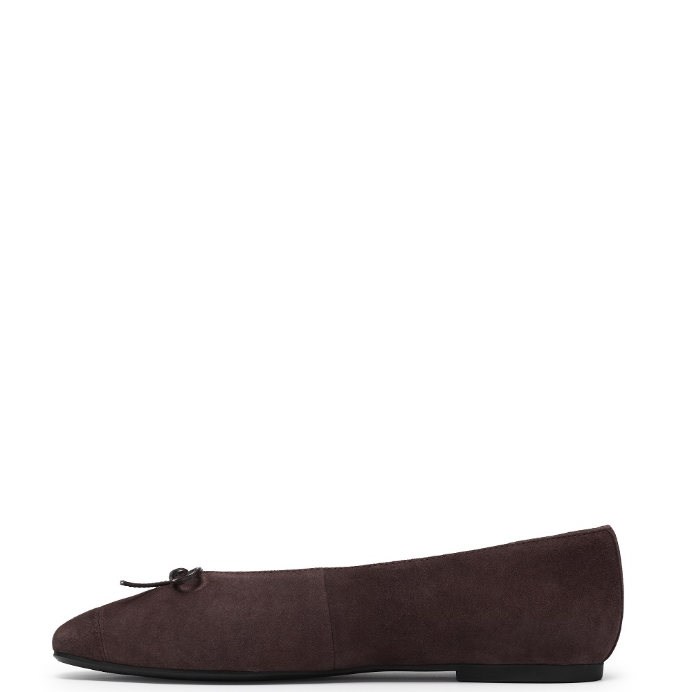 CLARKS</br>Clarks BEFANA BOW Γυναικείες Μπαλαρίνες Καφέ Suede CLARKS</br>Clarks BEFANA BOW Γυναικείες Μπαλαρίνες Καφέ Suede