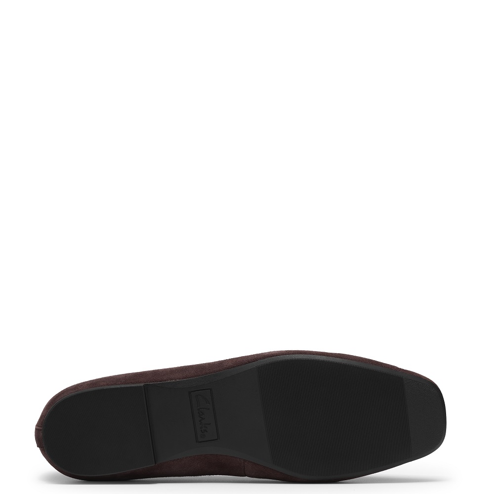 CLARKS</br>Clarks BEFANA BOW Γυναικείες Μπαλαρίνες Καφέ Suede CLARKS</br>Clarks BEFANA BOW Γυναικείες Μπαλαρίνες Καφέ Suede