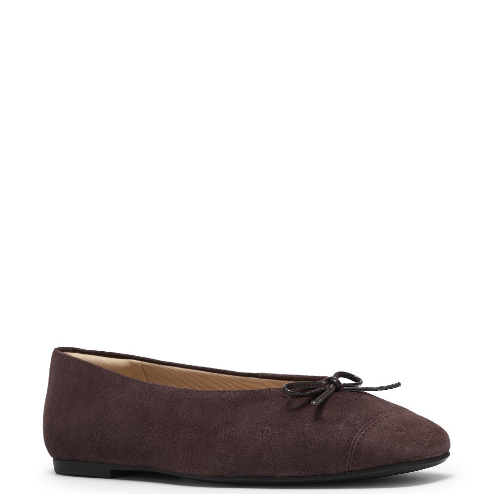CLARKS</br>Clarks BEFANA BOW Γυναικείες Μπαλαρίνες Καφέ Suede CLARKS</br>Clarks BEFANA BOW Γυναικείες Μπαλαρίνες Καφέ Suede