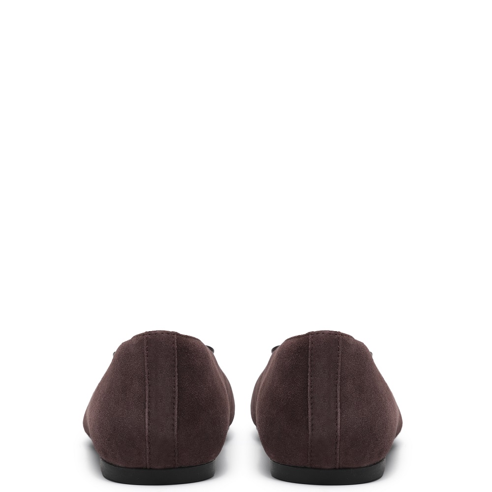 CLARKS</br>Clarks BEFANA BOW Γυναικείες Μπαλαρίνες Καφέ Suede CLARKS</br>Clarks BEFANA BOW Γυναικείες Μπαλαρίνες Καφέ Suede