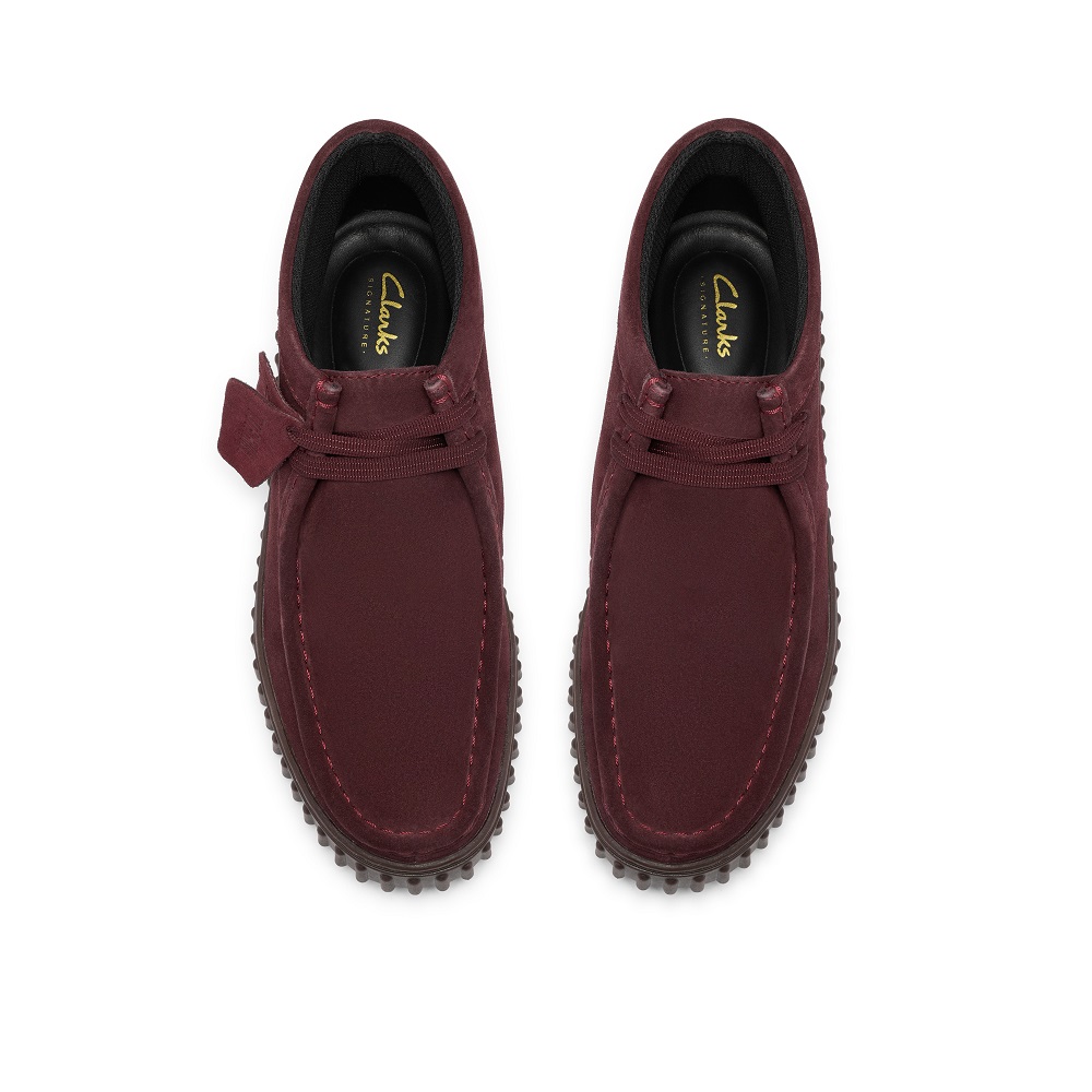 CLARKS</br>Clarks TORHILL MOSS Γυναικεία Μποτάκια Μπορντό Suede