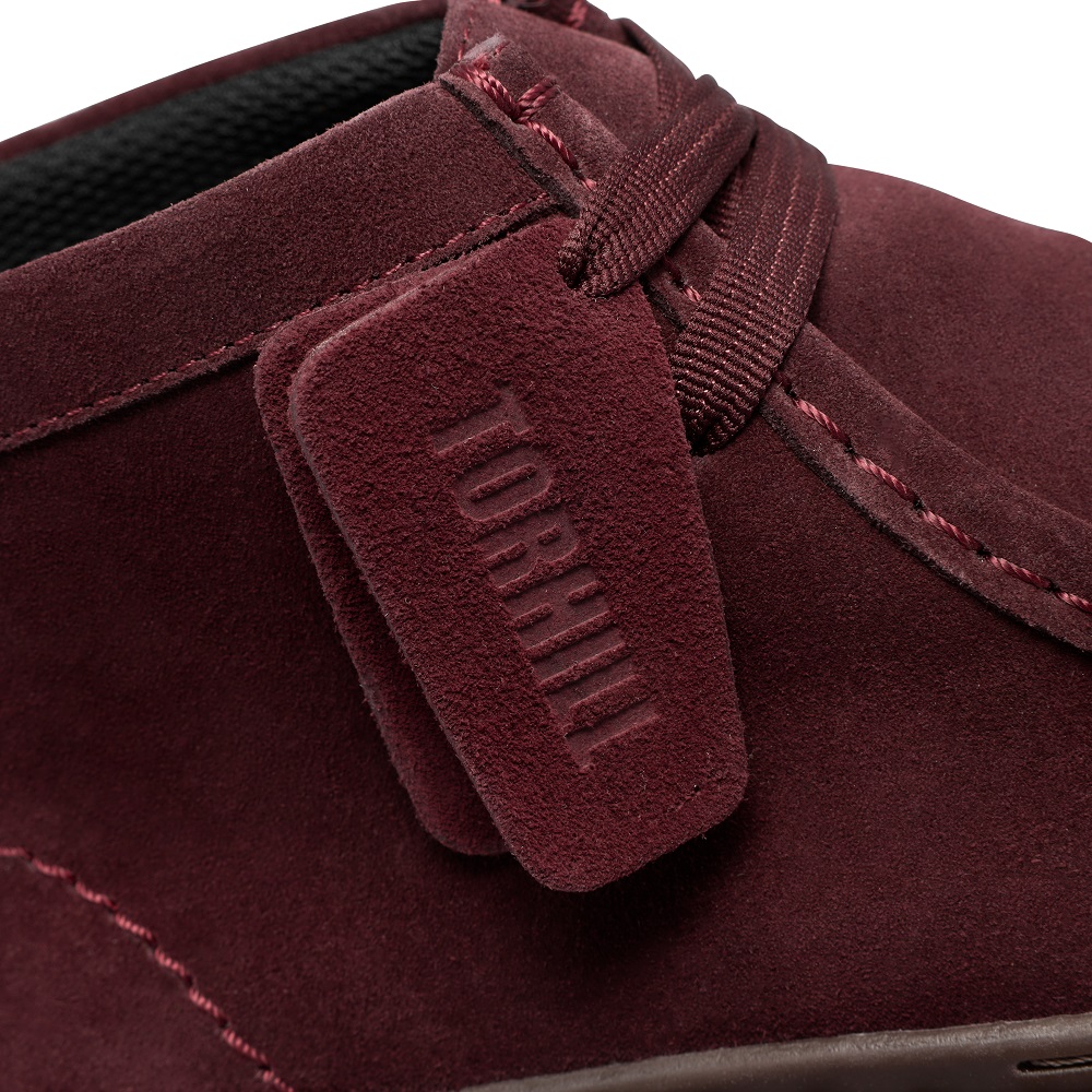 CLARKS</br>Clarks TORHILL MOSS Γυναικεία Μποτάκια Μπορντό Suede