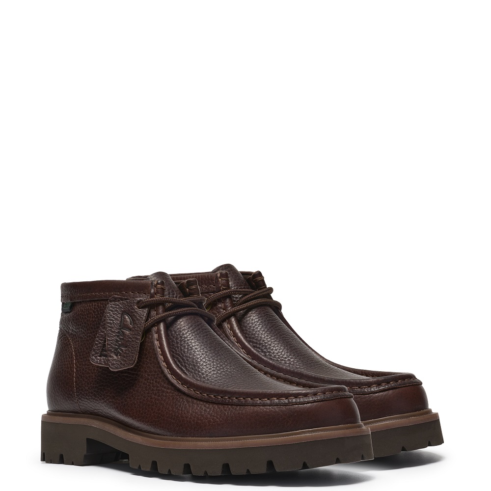 CLARKS</br>Clarks CLEYHILL TOP Ανδρικά Μποτάκια Καφέ Δέρμα CLARKS</br>Clarks CLEYHILL TOP Ανδρικά Μποτάκια Καφέ Δέρμα