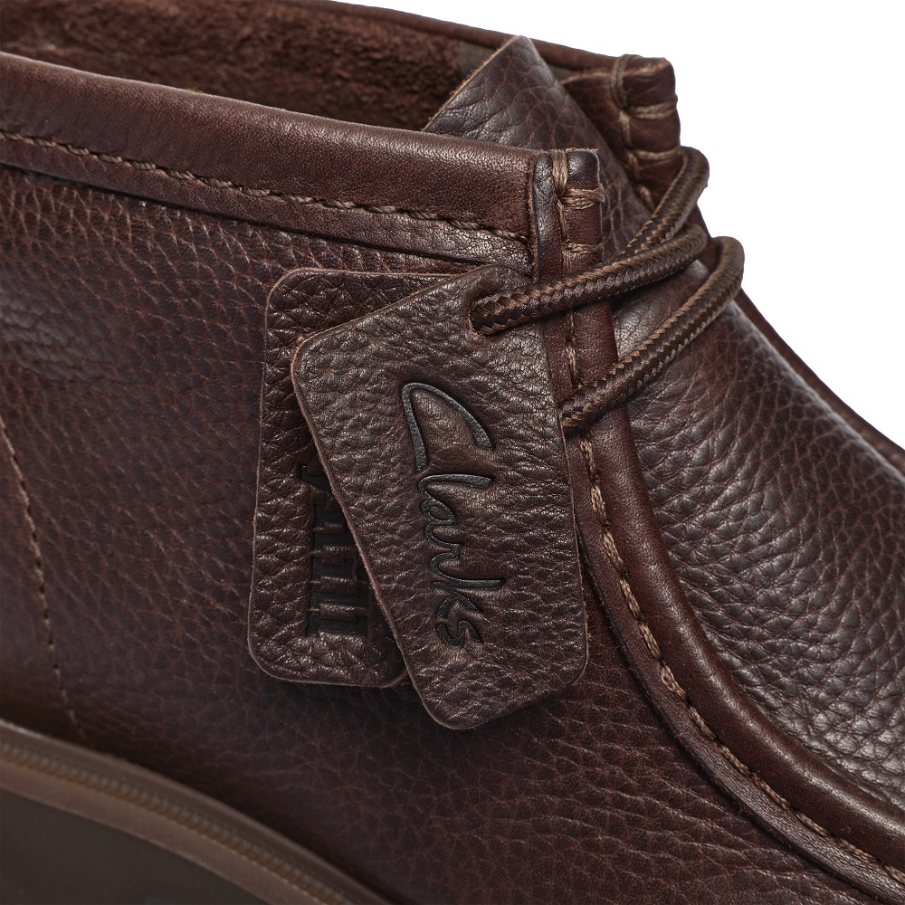 CLARKS</br>Clarks CLEYHILL TOP Ανδρικά Μποτάκια Καφέ Δέρμα CLARKS</br>Clarks CLEYHILL TOP Ανδρικά Μποτάκια Καφέ Δέρμα
