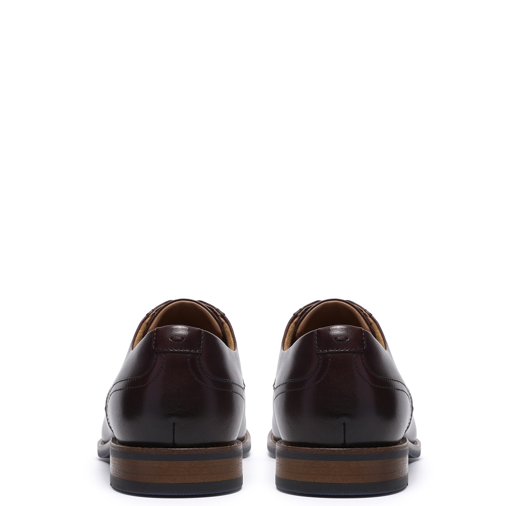 CLARKS</br>Clarks BOWBURN LACE Ανδρικά Δετά Παπούτσια Καφέ Δέρμα CLARKS</br>Clarks BOWBURN LACE Ανδρικά Δετά Παπούτσια Καφέ Δέρμα