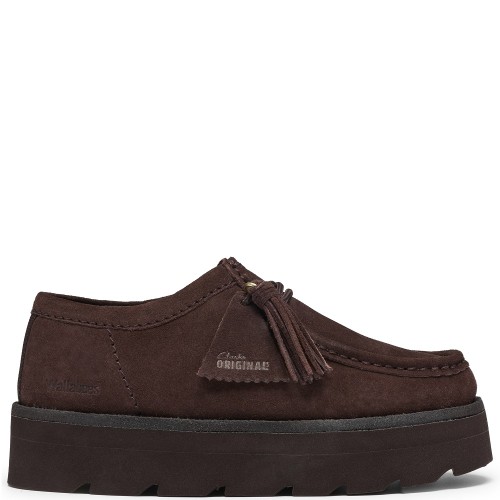 Clarks MEARE WALLA Γυναικεία Casual Παπούτσια Καφέ Suede
