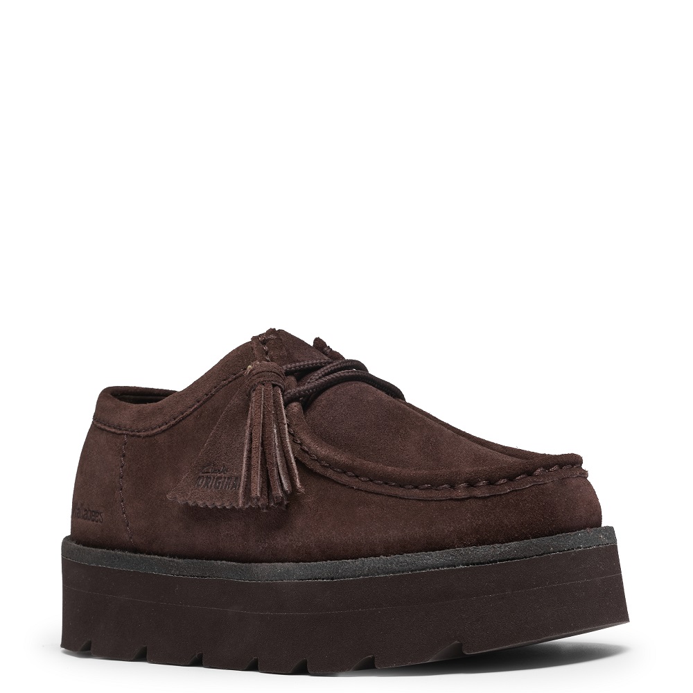 CLARKS</br>Clarks MEARE WALLA Γυναικεία Casual Παπούτσια Καφέ Suede CLARKS</br>Clarks MEARE WALLA Γυναικεία Casual Παπούτσια Καφέ Suede