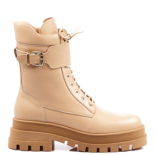 Γυναικεία Μποτάκια Μπεζ Δ΄΄ερμα 265-16 FM Γυναικεία Μποτάκια Μπεζ Δ΄΄ερμα 265-16 FM