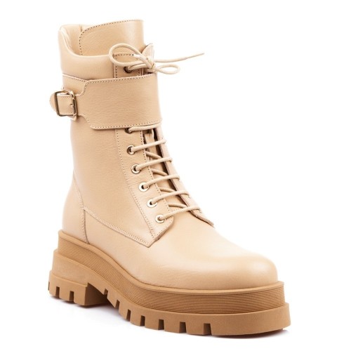 Γυναικεία Μποτάκια Μπεζ Δ΄΄ερμα 265-16 FM Γυναικεία Μποτάκια Μπεζ Δ΄΄ερμα 265-16 FM