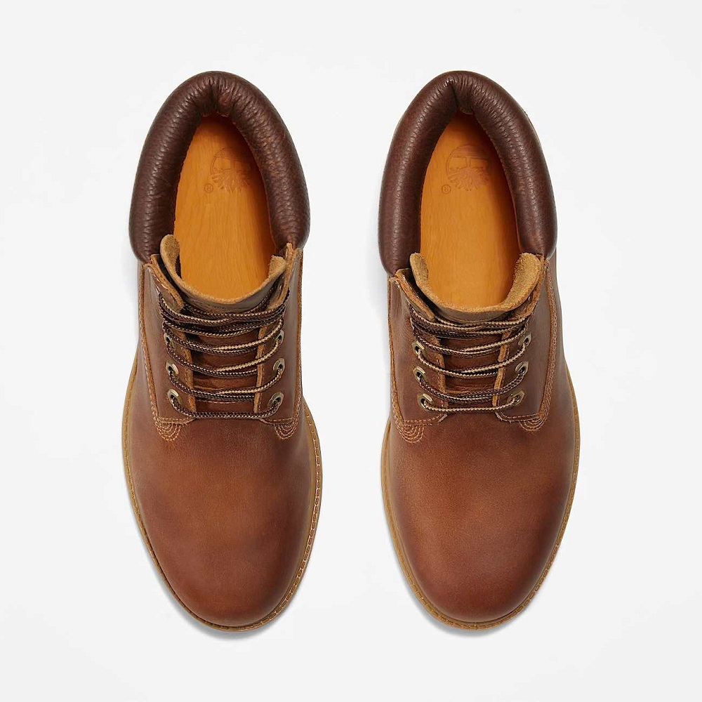 TIMBERLAND</br>Timberland Premium 6inch Waterproof Boot 27094-214 Ανδρικά Μποτάκια Καφέ Δέρμα TIMBERLAND</br>Timberland Premium 6inch Waterproof Boot 27094-214 Ανδρικά Μποτάκια Καφέ Δέρμα