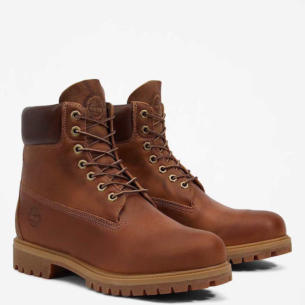 TIMBERLAND</br>Timberland Premium 6inch Waterproof Boot 27094-214 Ανδρικά Μποτάκια Καφέ Δέρμα TIMBERLAND</br>Timberland Premium 6inch Waterproof Boot 27094-214 Ανδρικά Μποτάκια Καφέ Δέρμα