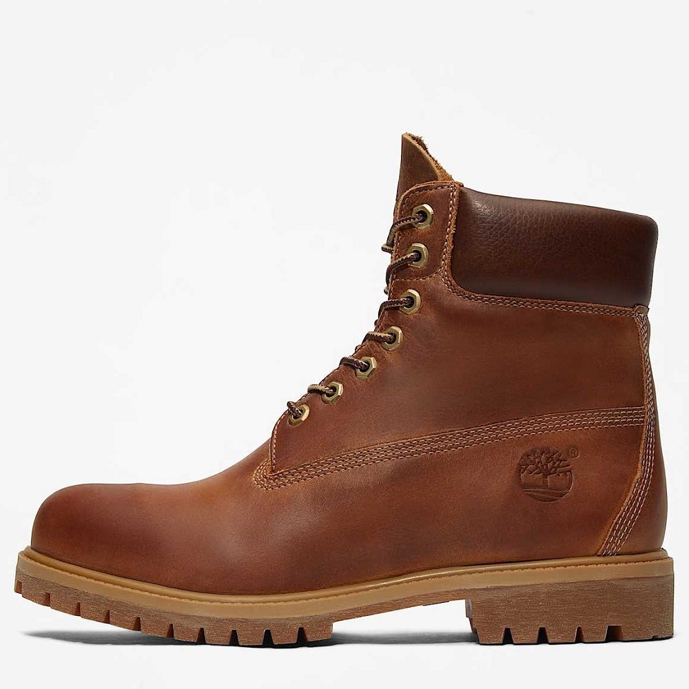 TIMBERLAND</br>Timberland Premium 6inch Waterproof Boot 27094-214 Ανδρικά Μποτάκια Καφέ Δέρμα TIMBERLAND</br>Timberland Premium 6inch Waterproof Boot 27094-214 Ανδρικά Μποτάκια Καφέ Δέρμα
