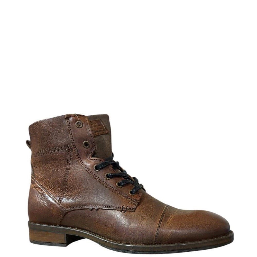 BULLBOXER</br>Ανδρικά Μποτάκια Ταμπά Δέρμα 306K85508FP586SU00 Bullboxer