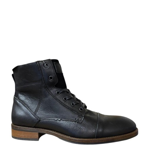 Ανδρικά Μποτάκια Μαύρο Δέρμα 306K85508FP879SU10 Bullboxer Ανδρικά Μποτάκια Μαύρο Δέρμα 306K85508FP879SU10 Bullboxer