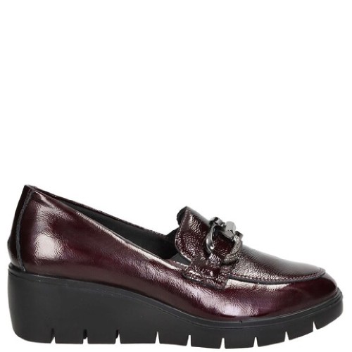 Imac 855480 Γυναικεία Casual Παπούτσια Μπορντό Δέρμα