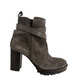 Γυναικεία Μποτάκια Γκρι Suede 3563 11 34 Alpe