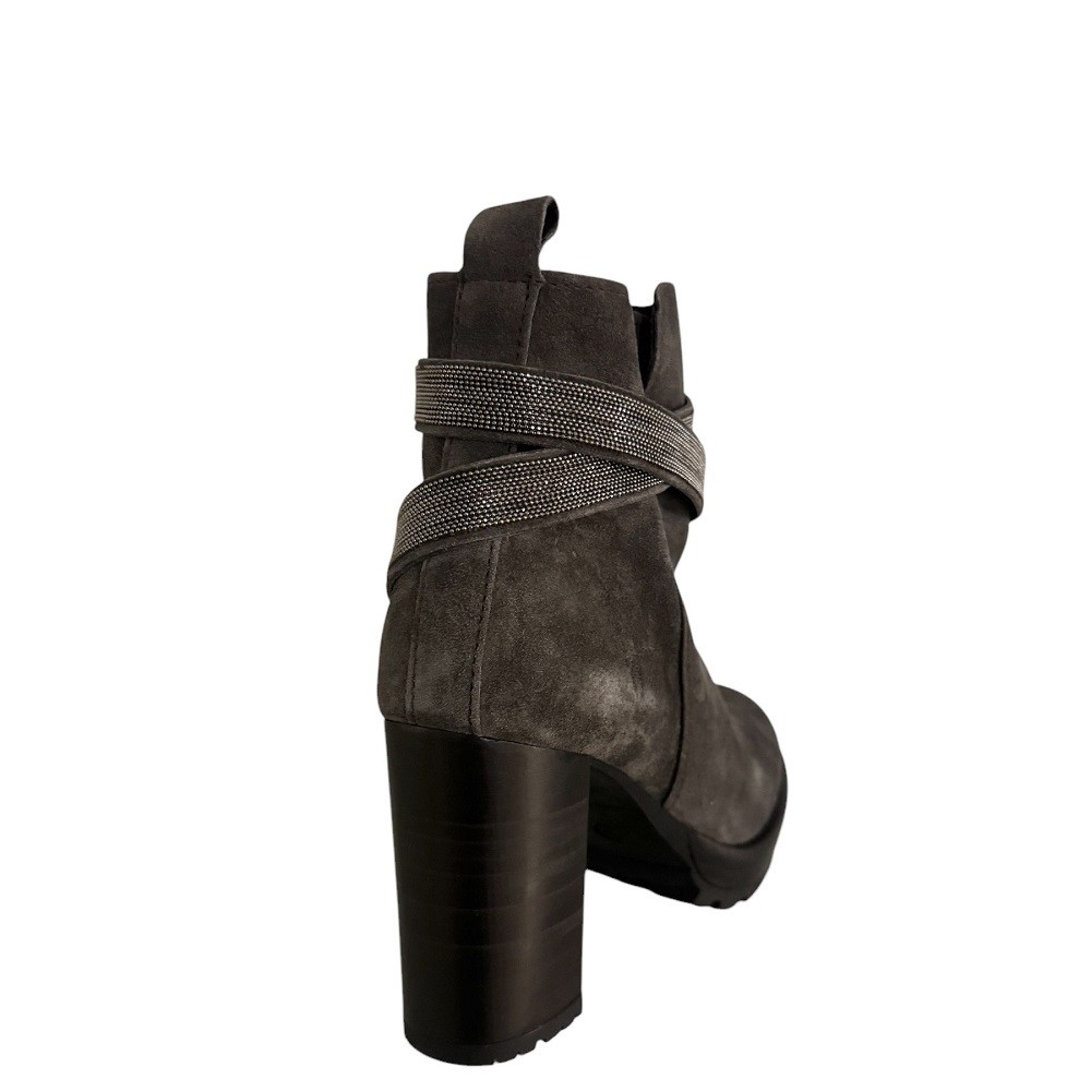 ALPE</br>Γυναικεία Μποτάκια Γκρι Suede 3563 11 34 Alpe