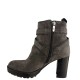 ALPE</br>Γυναικεία Μποτάκια Γκρι Suede 3563 11 34 Alpe