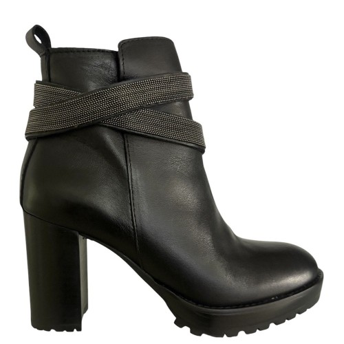 Γυναικεία Μποτάκια Μαύρο Δέρμα 3563 20 05 Alpe Γυναικεία Μποτάκια Μαύρο Δέρμα 3563 20 05 Alpe