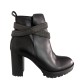ALPE</br>Γυναικεία Μποτάκια Μαύρο Δέρμα 3563 20 05 Alpe