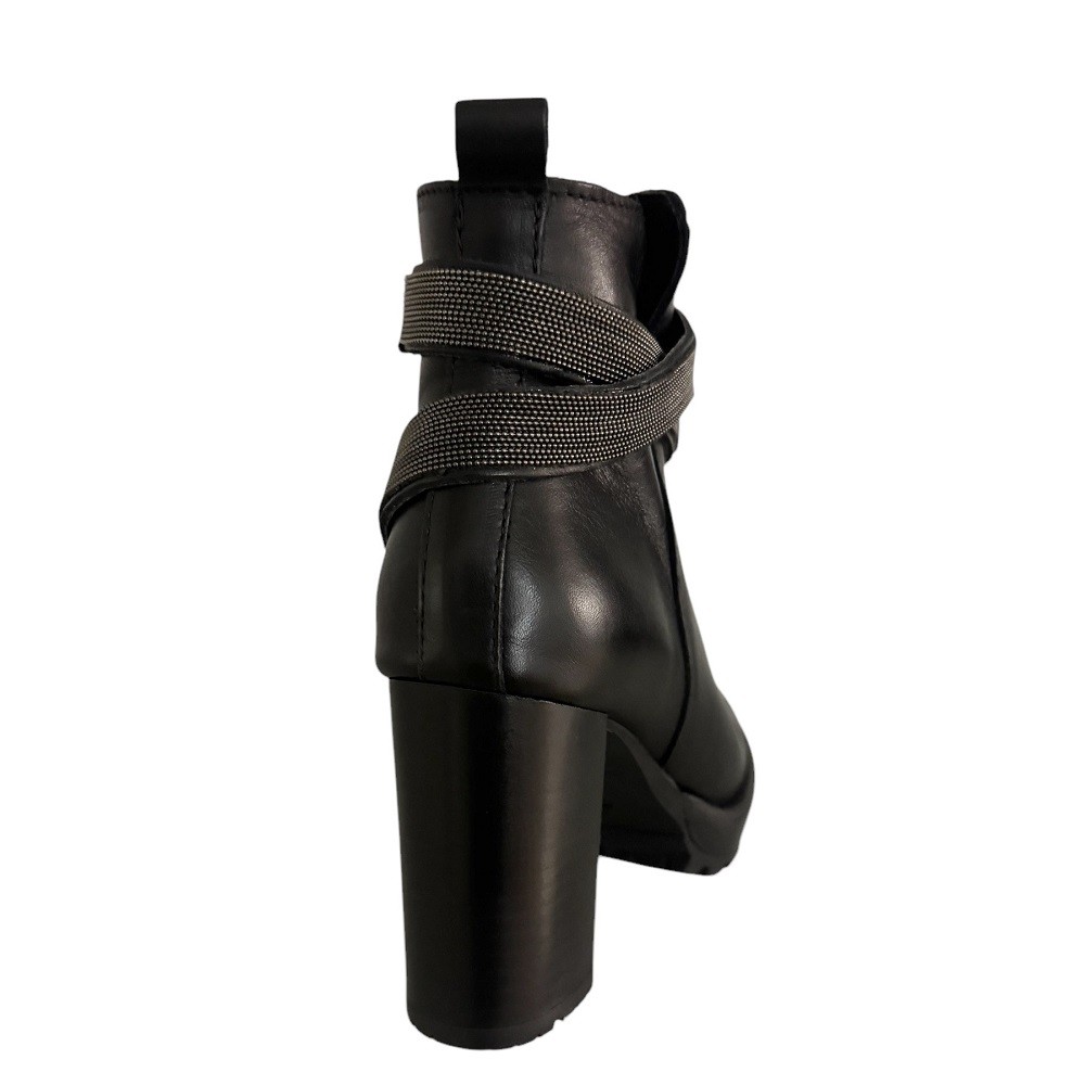 ALPE</br>Γυναικεία Μποτάκια Μαύρο Δέρμα 3563 20 05 Alpe