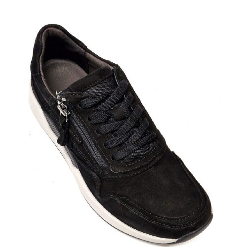 Γυναικεία Sneakers Μαύρο Suede 36.957.67 Gabor Γυναικεία Sneakers Μαύρο Suede 36.957.67 Gabor