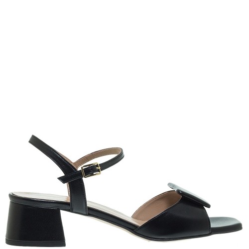 Γυναικεία Πέδιλα Μαύρο Δέρμα 35/36405 Mourtzi