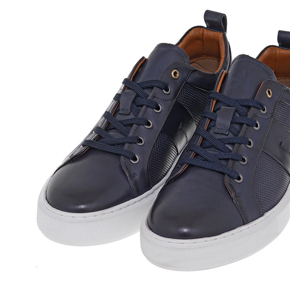RENATO GARINI</br>Ανδρικά Sneakers Μπλε Δέρμα Στάμπα 36711-TEDROSO Renato Garini RENATO GARINI</br>Ανδρικά Sneakers Μπλε Δέρμα Στάμπα 36711-TEDROSO Renato Garini