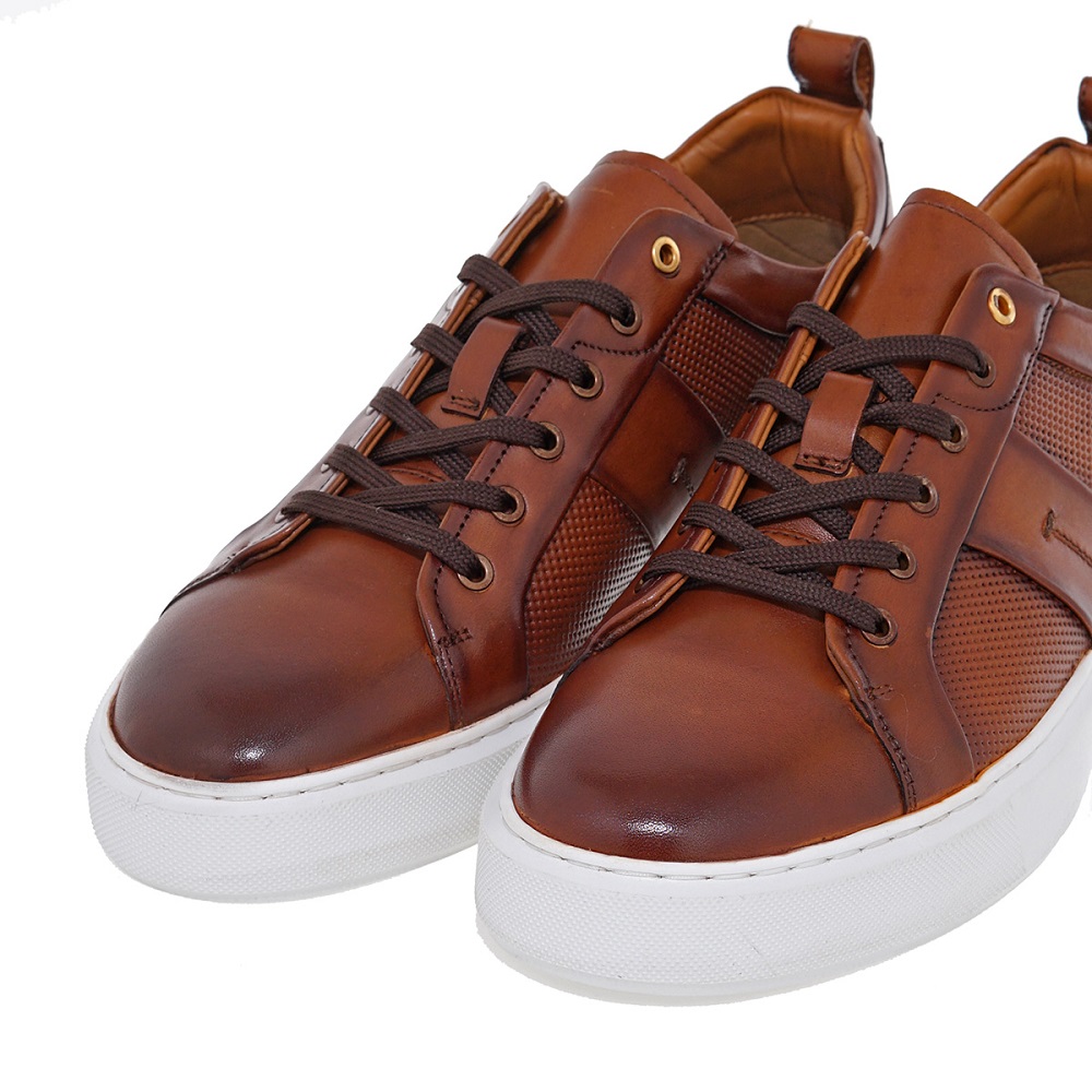 RENATO GARINI</br>Ανδρικά Sneakers Ταμπά Δέρμα Στάμπα 36711-TEDROSO Renato Garini RENATO GARINI</br>Ανδρικά Sneakers Ταμπά Δέρμα Στάμπα 36711-TEDROSO Renato Garini
