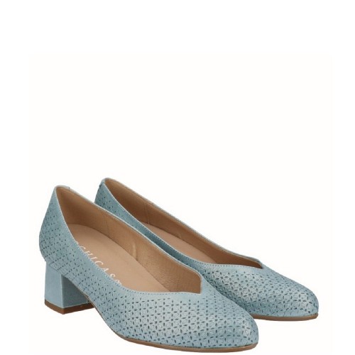 D'Chicas 3691 Γυναικεία Γοβάκια Γαλάζιο  