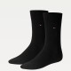 TOMMY HILFIGER</br>Tommy Hilfiger Men's Socks 2Pack 371111-200 Ανδρικές Κάλτσες Μαύρο TOMMY HILFIGER</br>Tommy Hilfiger Men's Socks 2Pack 371111-200 Ανδρικές Κάλτσες Μαύρο