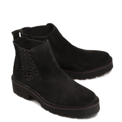 Γυναικεία Μποτάκια Μαύρο Suede 3730 11 05 Alpe