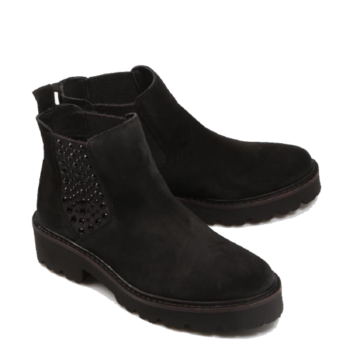 Γυναικεία Μποτάκια Μαύρο Suede 3730 11 05 Alpe Γυναικεία Μποτάκια Μαύρο Suede 3730 11 05 Alpe