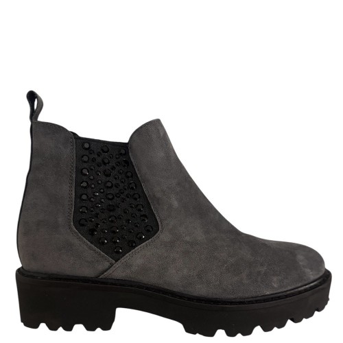 Γυναικεία Μποτάκια Γκρι Suede 3730 11 46 Alpe Γυναικεία Μποτάκια Γκρι Suede 3730 11 46 Alpe