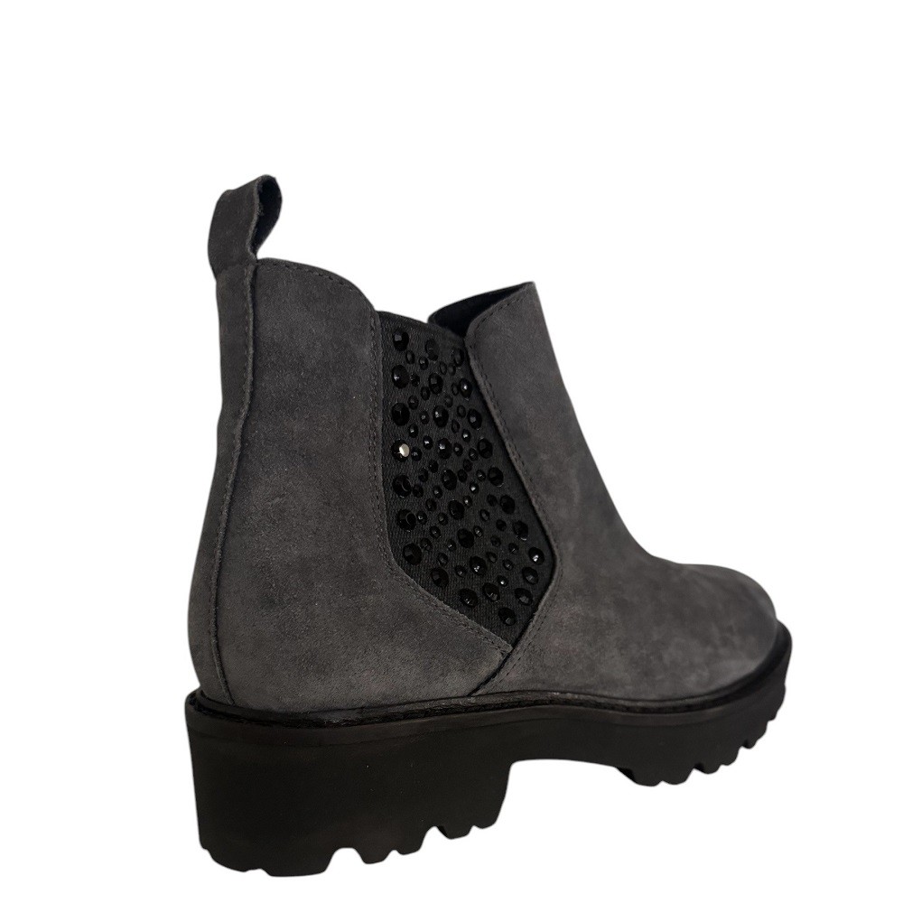 ALPE</br>Γυναικεία Μποτάκια Γκρι Suede 3730 11 46 Alpe