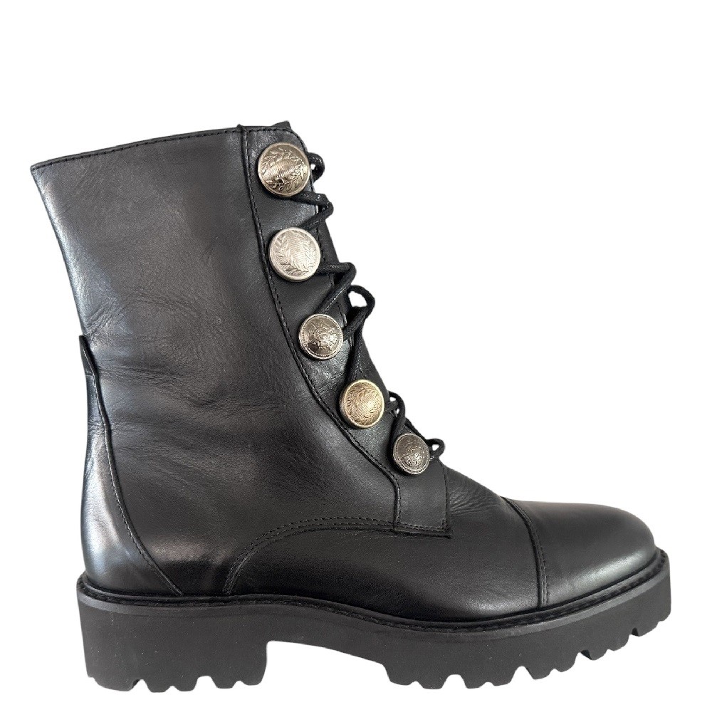 ALPE</br>Γυναικεία Μποτάκια Μαύρο Δέρμα 3732 04 05 Alpe