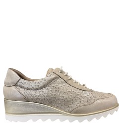 Γυναικεία Sneakers Μπεζ Δέρμα 4250 D' Chicas
