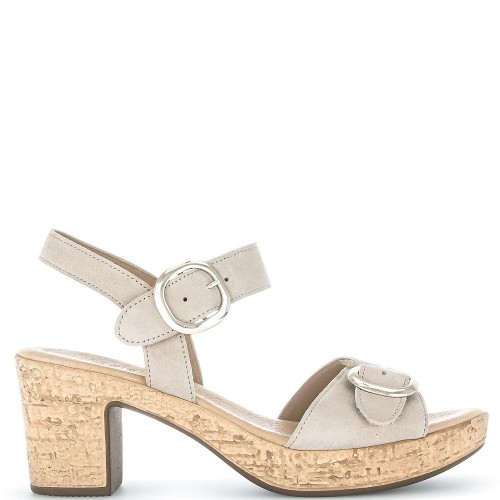 Gabor 44.764.14 Γυναικεία Πέδιλα Μπεζ Suede