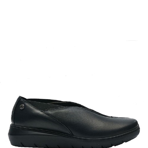 Γυναικεία Sneakers Μαύρο Δέρμα 455910 Imac Γυναικεία Sneakers Μαύρο Δέρμα 455910 Imac