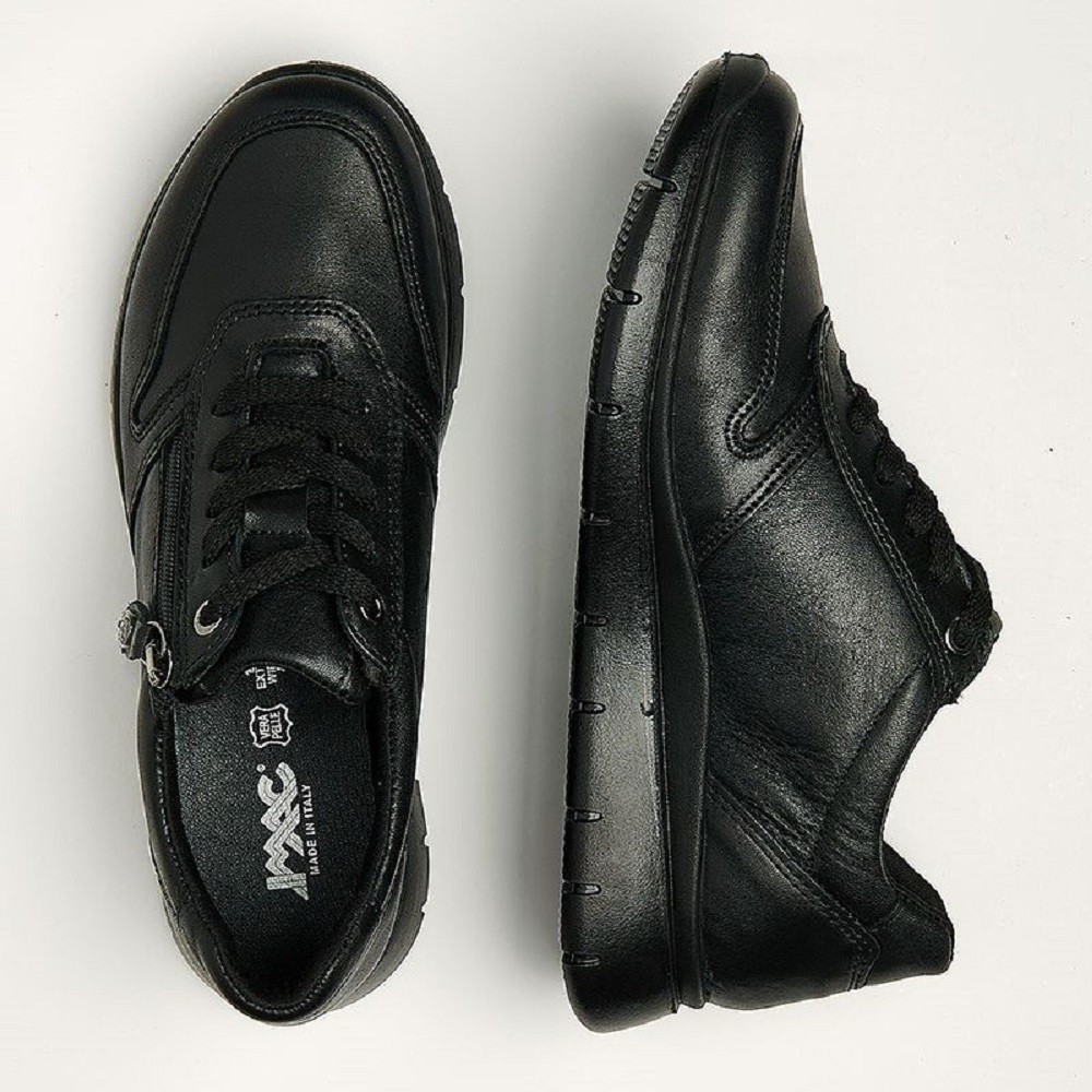 IMAC</br>Γυναικεία Sneakers Μαύρο Δέρμα 455960 Imac IMAC</br>Γυναικεία Sneakers Μαύρο Δέρμα 455960 Imac