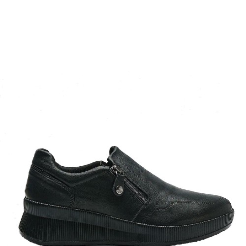 Γυναικεία Sneakers Μαύρο Δέρμα 456490 Imac