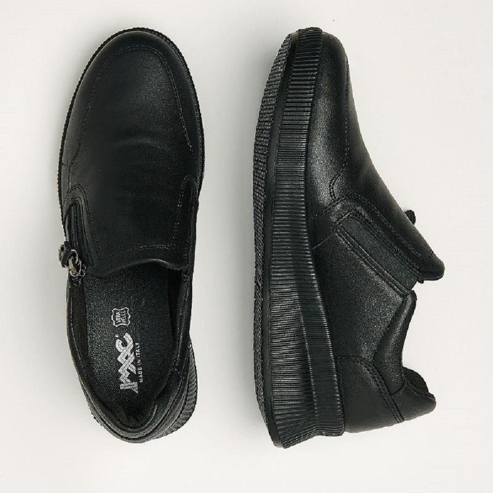 IMAC</br>Γυναικεία Sneakers Μαύρο Δέρμα 456490 Imac IMAC</br>Γυναικεία Sneakers Μαύρο Δέρμα 456490 Imac